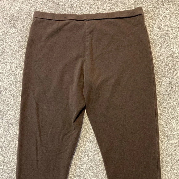 🌸 a.n.a. Brown Cropped Leggings L - Picture 12 of 13